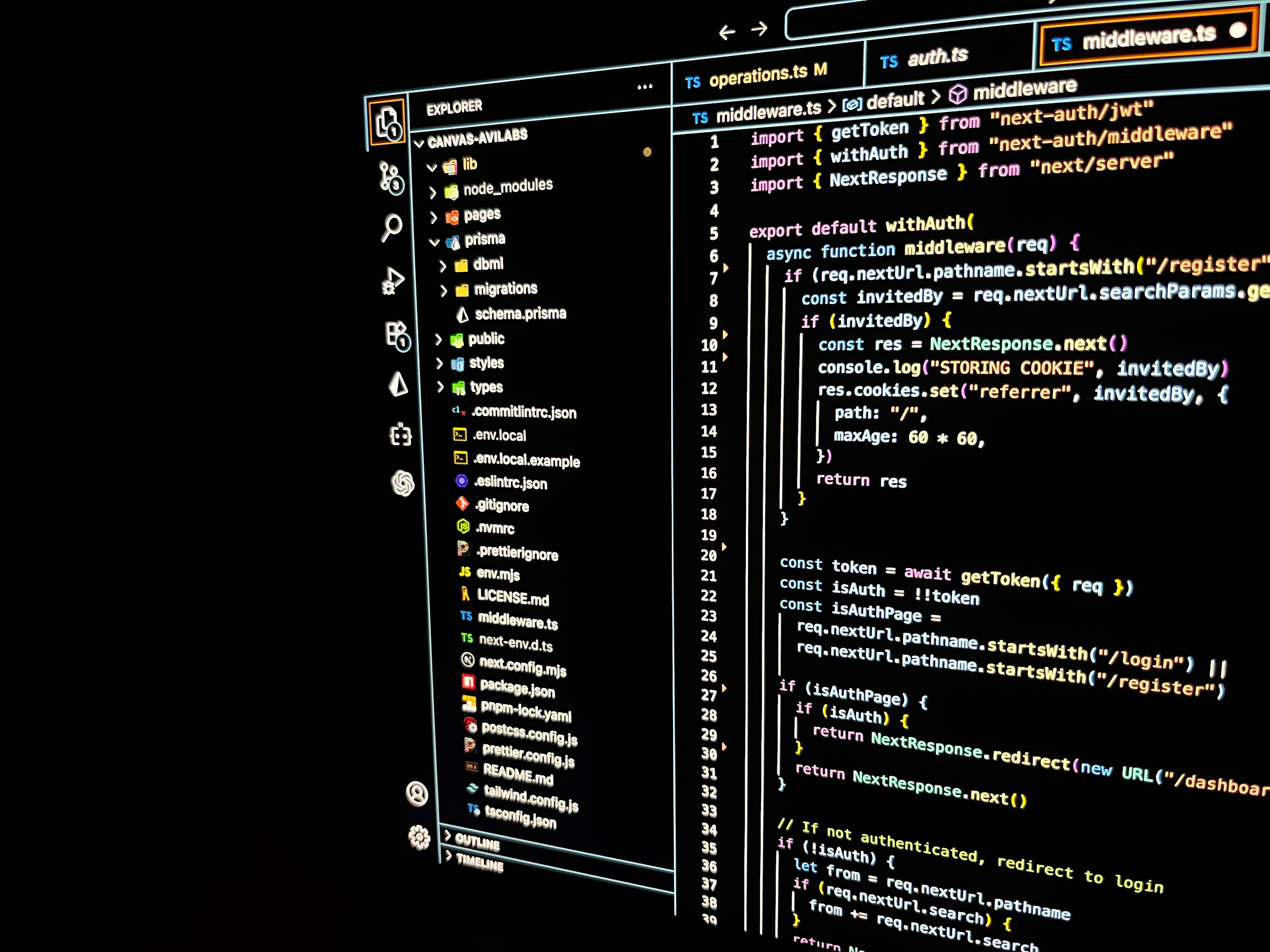 Concept sketches on a digital workstation